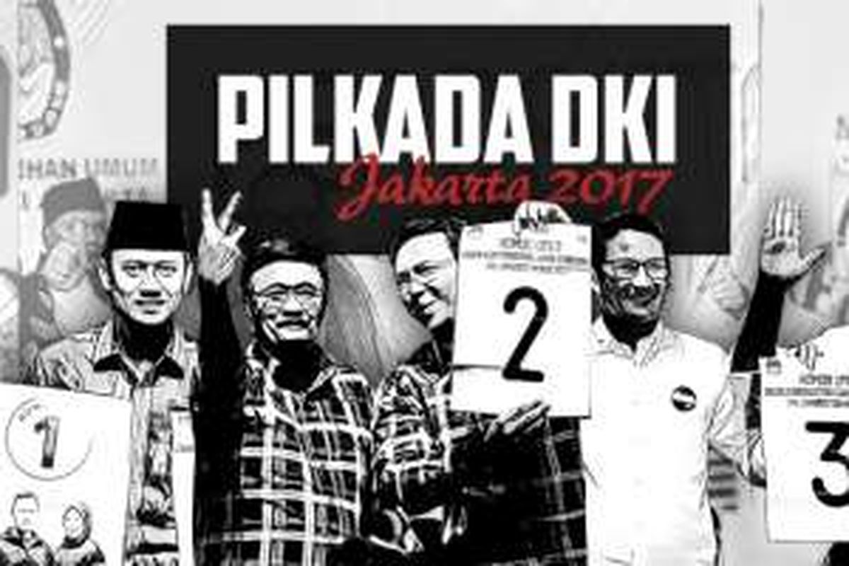 Calon gubernur dan wakil gubernur Pilkada DKI 2017