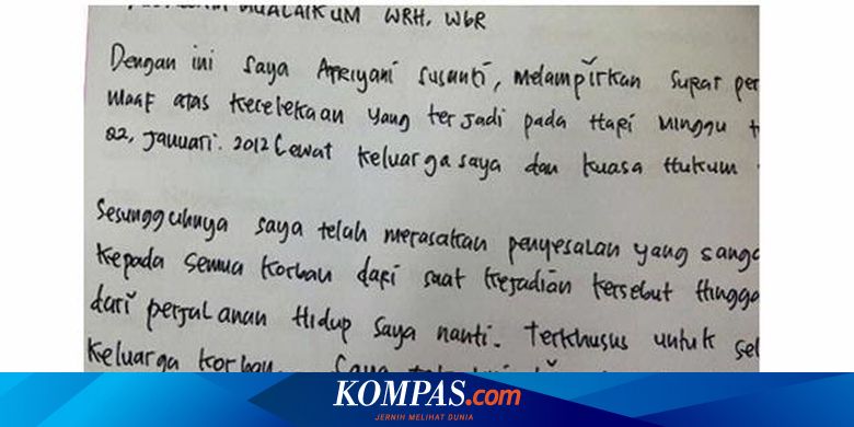 Manfaat Tes Kesehatan Jiwa Untuk Afriyani Halaman All Kompas Com