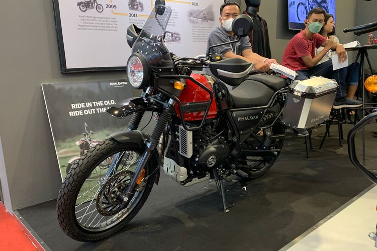 Ilustrasi Royal Enfield Himalayan 410