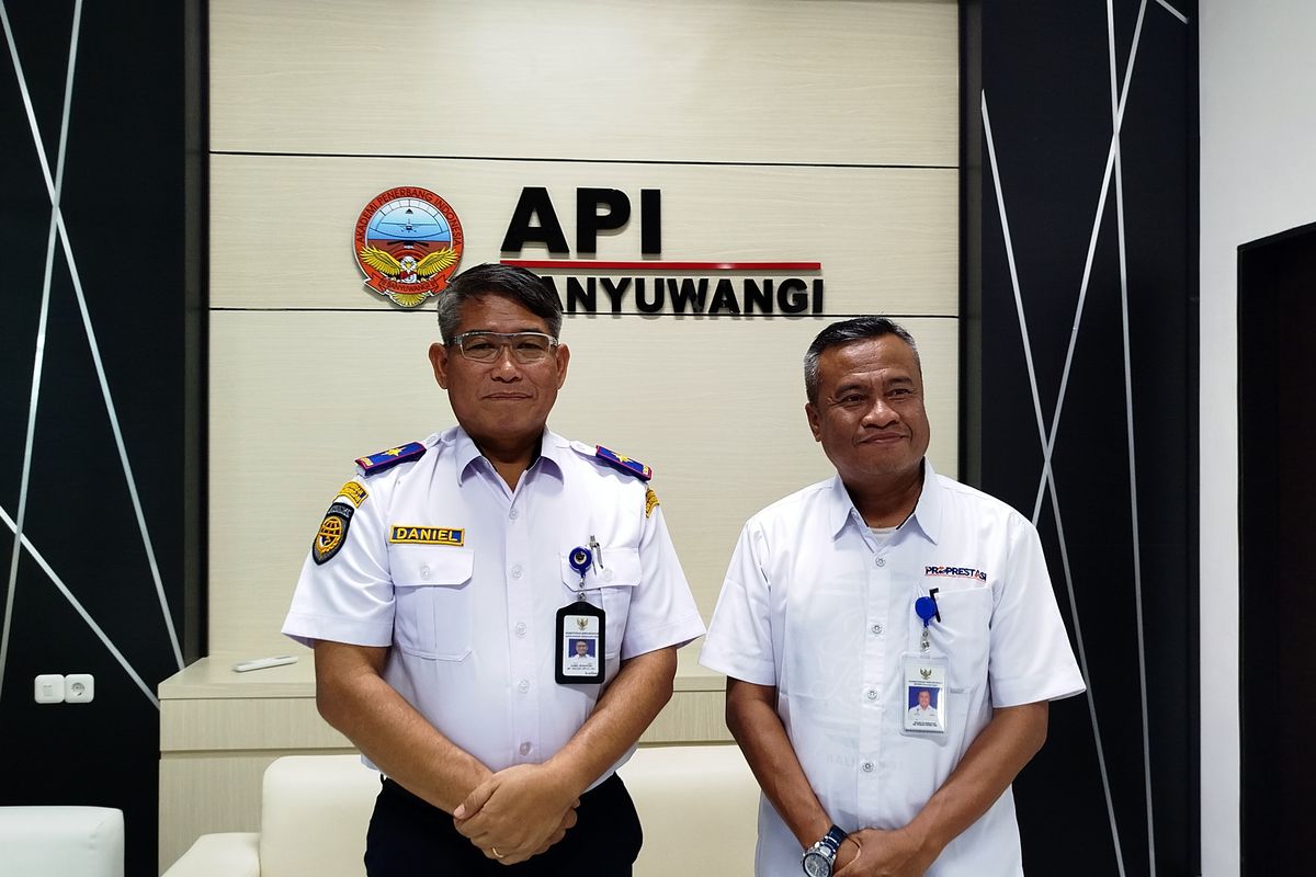 Direktur dan wakil direktur API Banyuwangi saat bertemu Kompas.com, Rabu (5/2/2025).