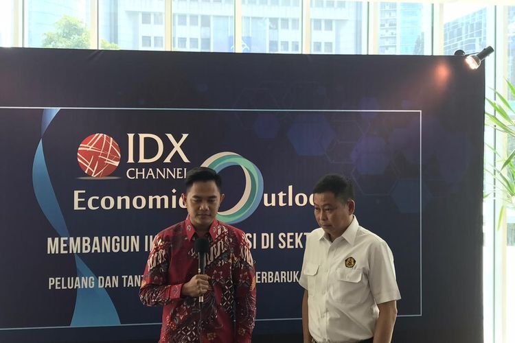 Menteri ESDM Ignasius Jonan di Jakarta, Senin (14/10/2019).