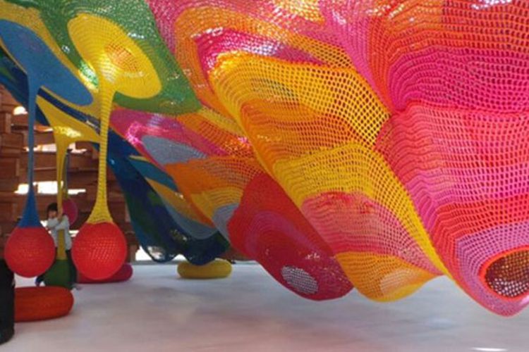 Tempat bermain di Hakone Open Air Museum, Jepang. (KOMPAS.com/KURNIA SARI AZIZA)