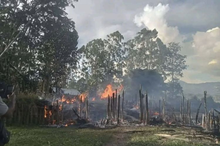 Dampak Perang Suku di Wamena, 13 Orang Meninggal dan Ratusan Rumah Dibakar