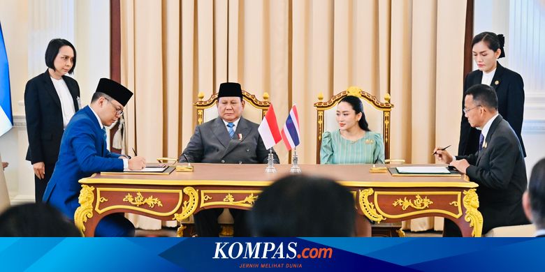 RI-Thailand Teken MoU Kesehatan, Prabowo: Penting Hadapi Kemungkinan Pandemi Baru