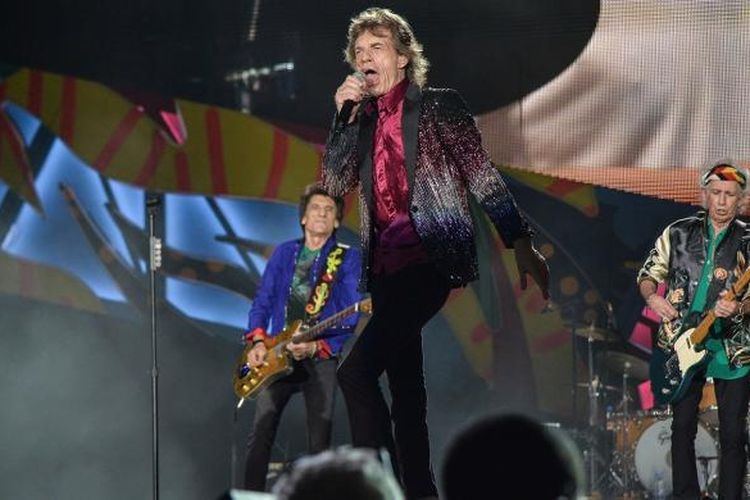 Band rock legendaris The Rolling Stones menggelar konser gratis di kompleks olahraga Ciudad Deportiva di Havana, Kuba, Jumat (25/3/2016).