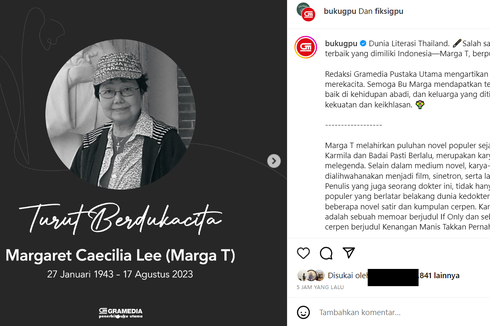 Profil dan Sepak Terjang Marga T, Novelis 