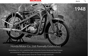 Sepeda motor pertama yang diproduksi Honda pada 1948