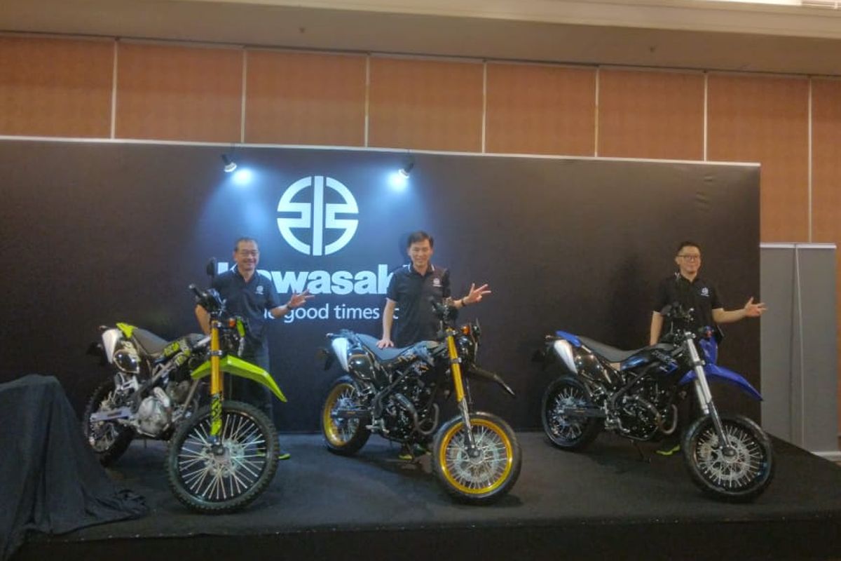 Kawasaki Motor Indonesia (KMI) menggebrak dengan memperkenalkan tiga model baru di Indonesia