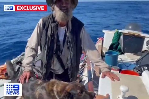 Warga Australia dan Anjingnya Selamat Usai Terdampar 3 Bulan di Laut, Makan Ikan Mentah
