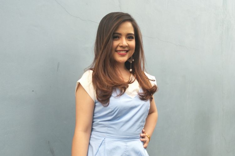 Tasya Kamila saat ditemui di Studio TransTV, Mampang, Jakarta Selatan, Senin (4/6/2018).