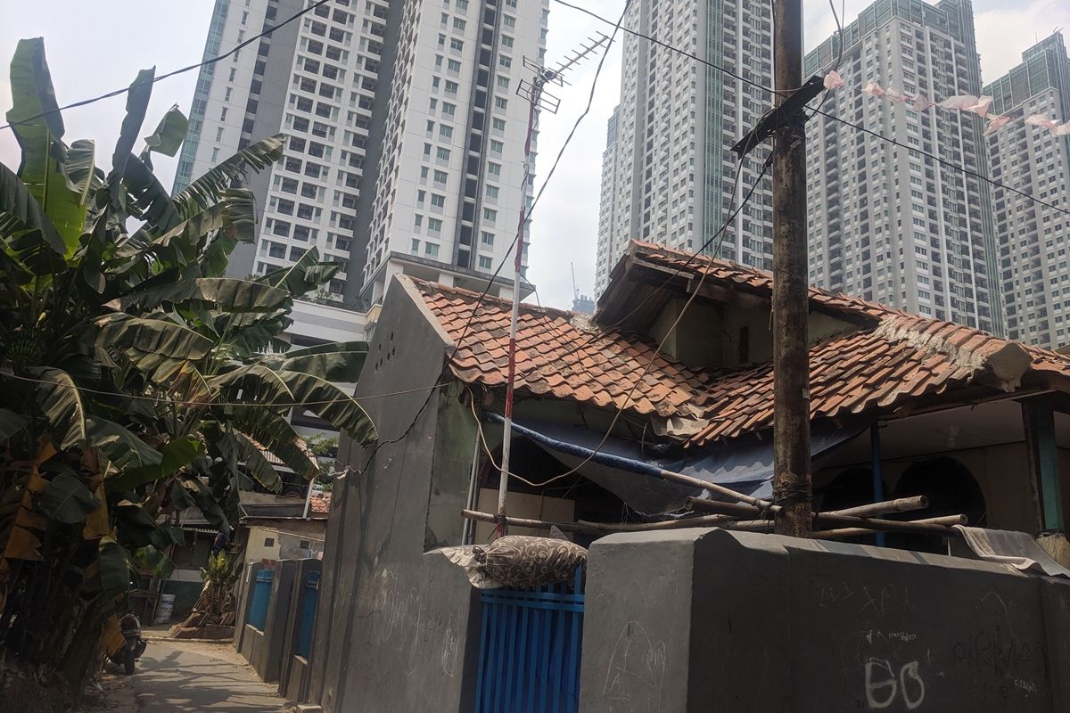 Kampung Kebon Melati, permukiman yang terkepung kawasan elit di Thamrin, Jakarta Pusat