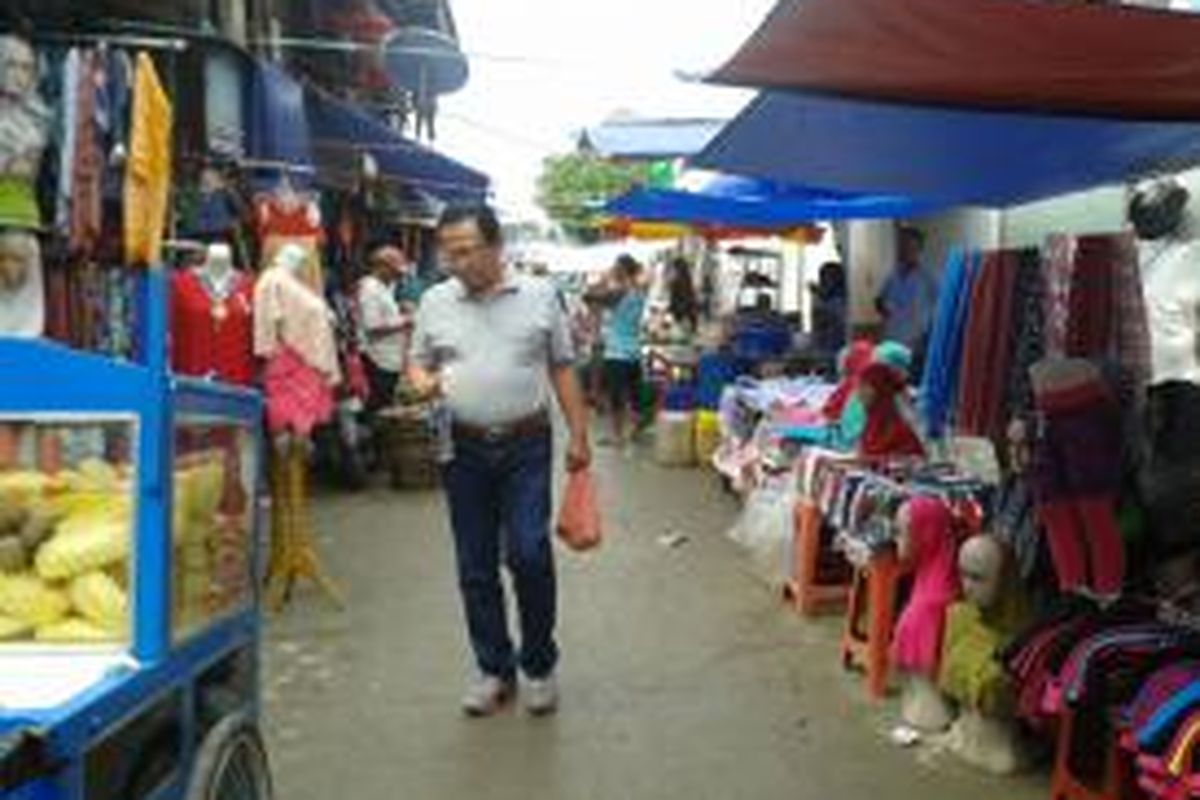 Jalan Jati Baru X di kawasan Tanah Abang, Jakarta Pusat.