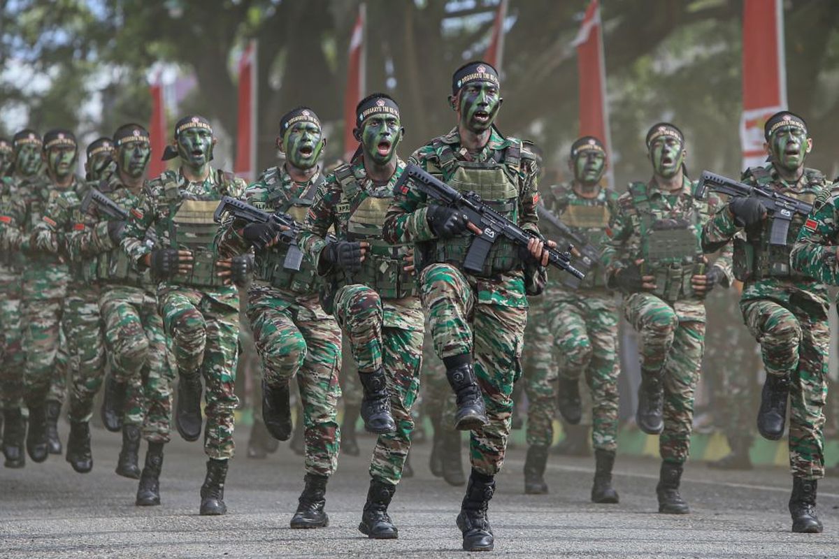 Ilustrasi TNI, gaji TNI. Gaji TNI 2025. Gaji TNI tahun 2025. Daftar gaji TNI tahun 2025 dari Tamtama hingga Jenderal.