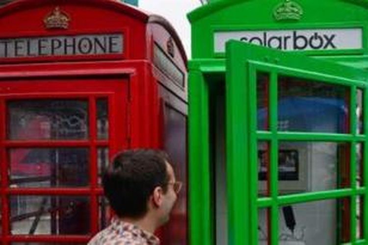 Boks telepon umum di London