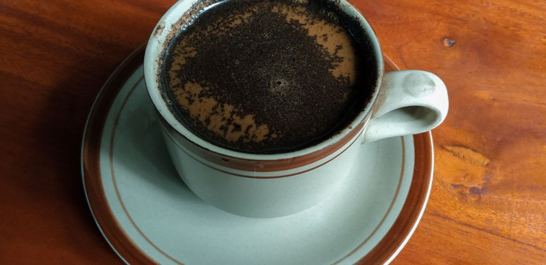 Ilustrasi kopi tubruk.