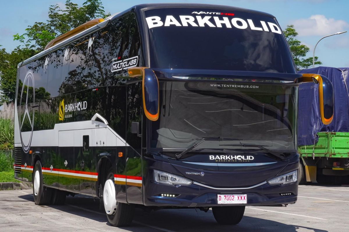 Bus baru PO Barkholid dengan bodi Avante H8 Multiclass