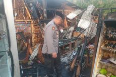 4 Warung Kopi di Pasar Ancol Banyuwangi Ludes Terbakar