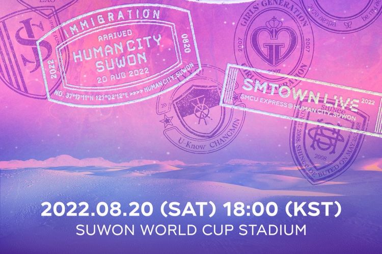 SMTOWN Live 2022 akan diselenggarakan pada 20 Agustus 2022.