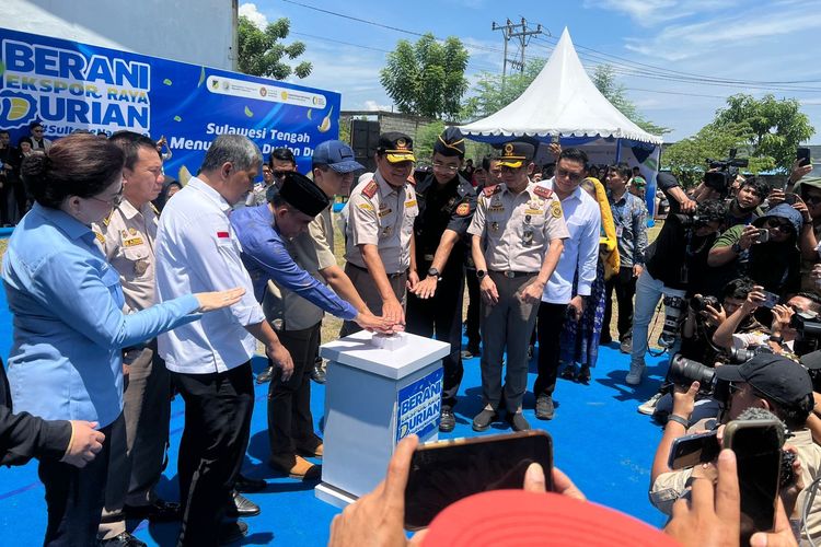 Iftitah Lepas Ekspor Durian Beku Parigi Moutong ke China 459 Ton, Tembus Rp 42,5 Miliar