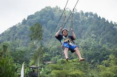 Video Viral Bocah WNA Tersangkut di Flying Fox Nusa Penida Bali, Begini Penjelasan Polisi