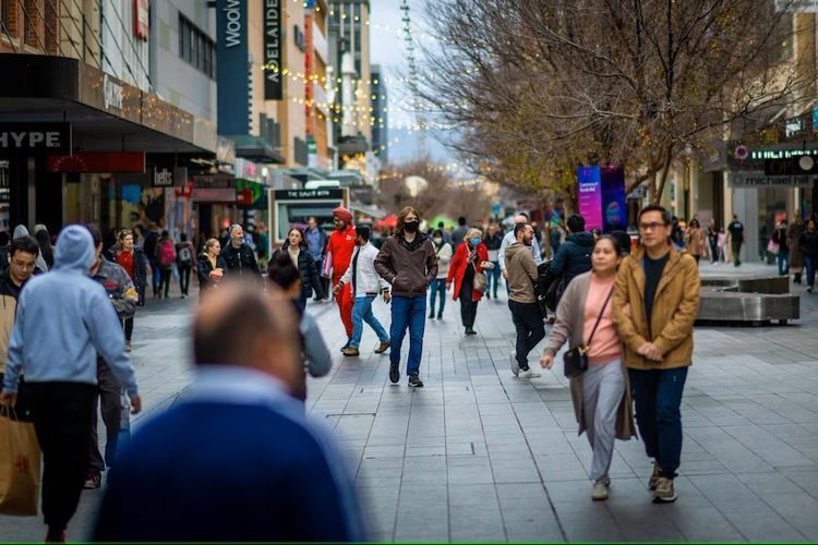 Berjalan merupakan salah satu cara yang dipilih oleh warga di Australia jika mereka hidup tidak jauh dari pusat kota atau tempat kerja mereka.