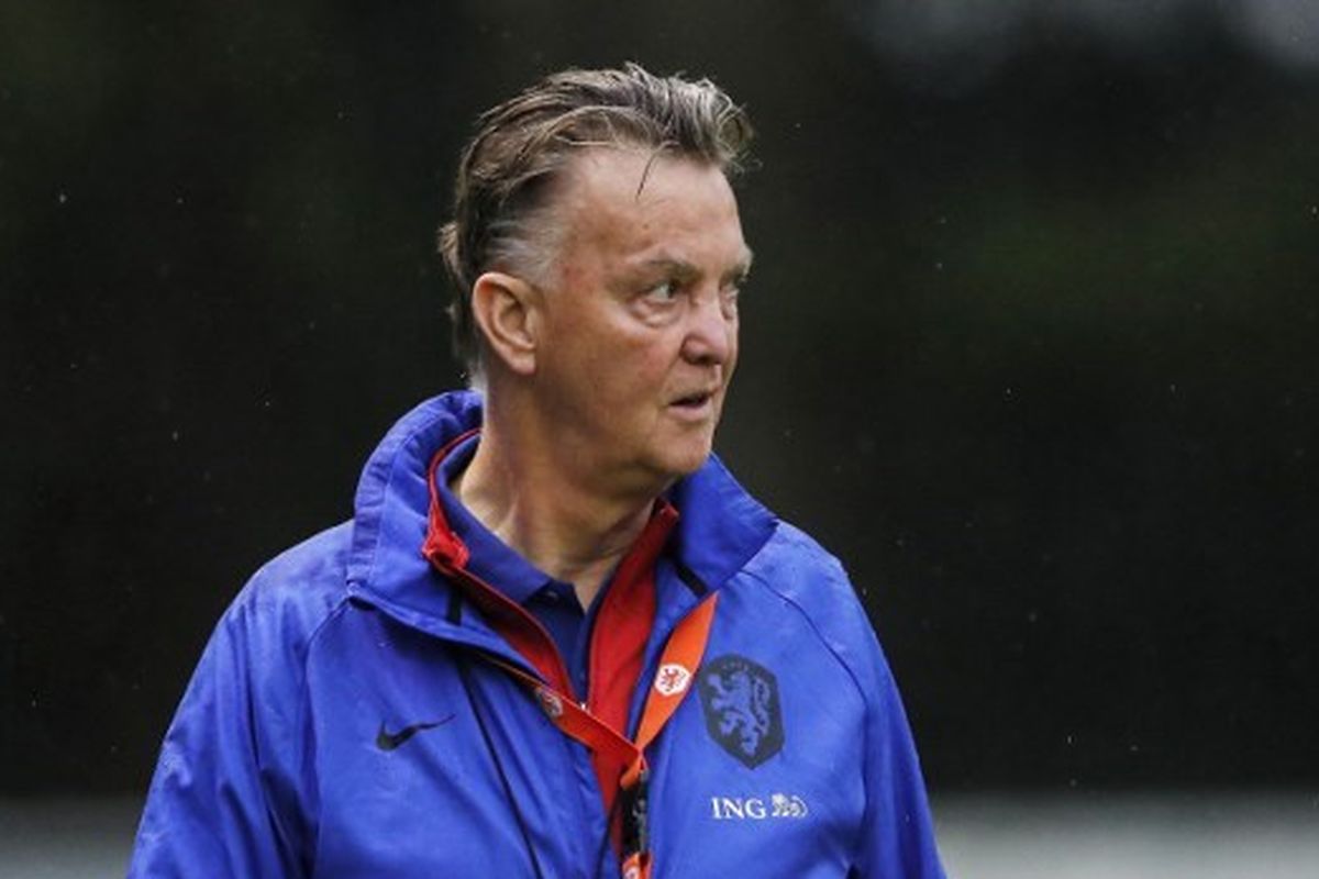 Pelatih timnas Belanda, Louis van Gaal, ketika memimpin sesi latihan tim di KNVB Campus, 23 September 2022. Terkini, Louis van Gaal bersiap untuk mendampingi Belanda di Piala Dunia 2022.
