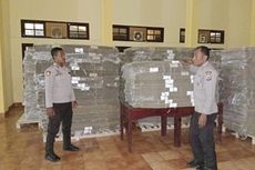 Polisi Perketat Pengawasan Gudang Logistik Pemilu di KPU Ende