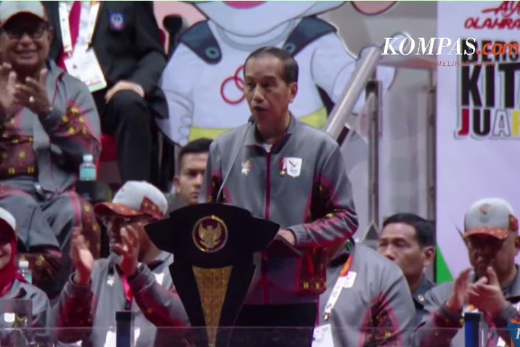 Buka PON XXI Aceh-Sumut, Jokowi: Pegang Teguh Sportivitas dan 