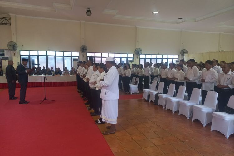 Badan Pengawas Pemilu (Bawaslu) Kabupaten Buleleng melantik 148 orang PKD, Senin (6/2/2023) di Kota Singaraja.