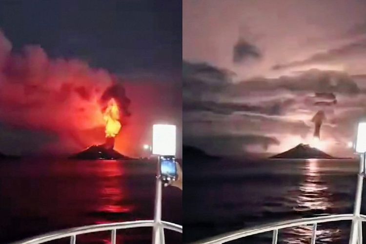 Viral Video Letusan Gunung Anak Krakatau, Petugas Pastikan Bukan Kondisi Terkini