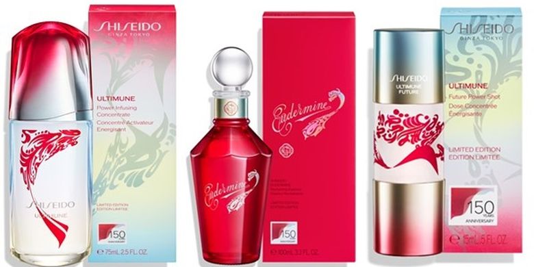 Shiseido hadir dalam kemasan khusus untuk merayakan ulang tahunnya ke 150.