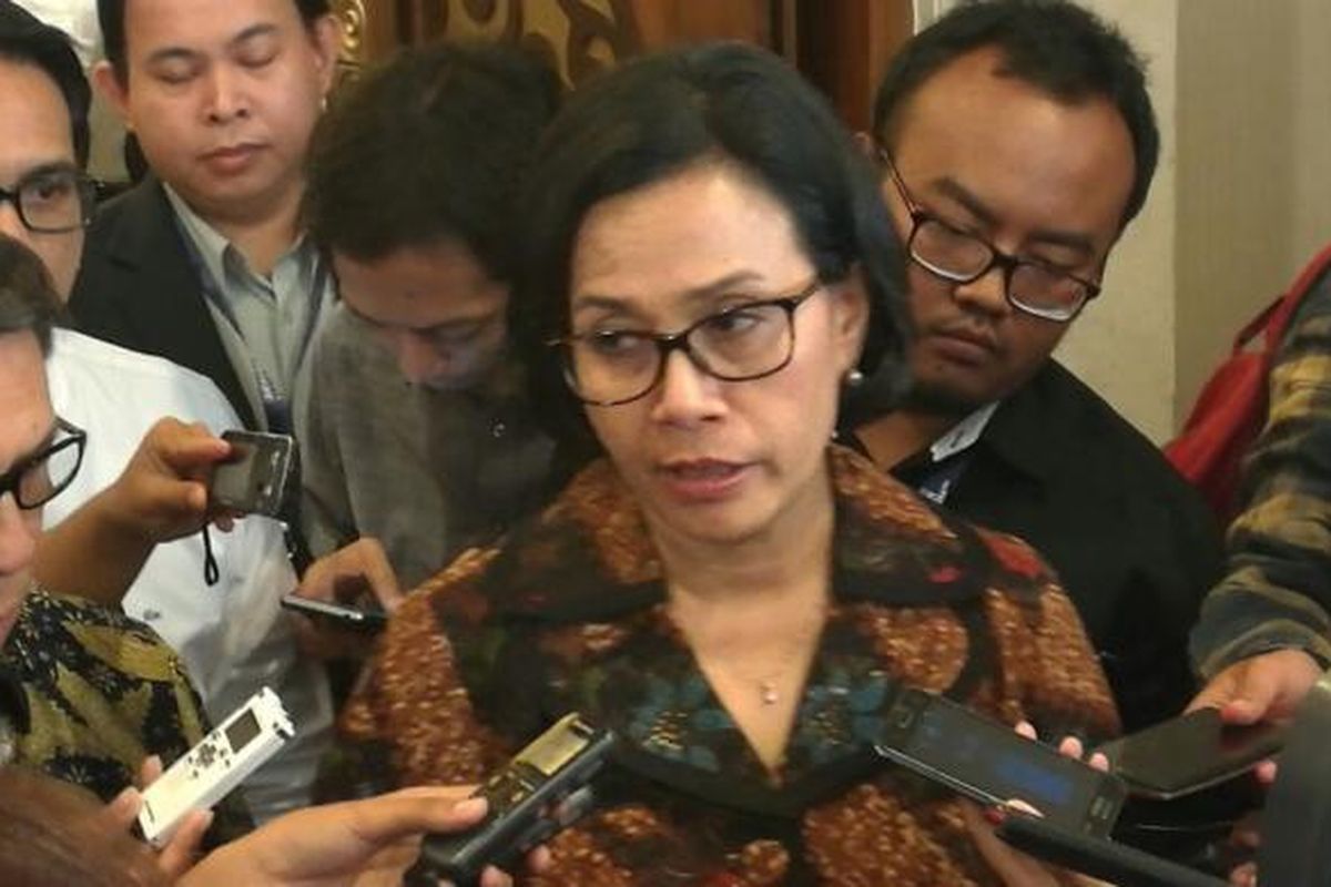Menteri Keuangan Sri Mulyani di Balai Kartini, Jakarta, Senin (19/12/2016)