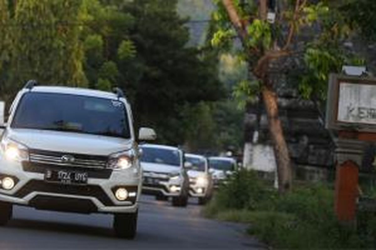 Mengetes Daihatsu Terios terbaru di Bali demi merasakan segala kondisi jalan.