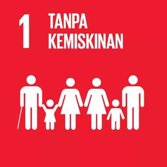 Tujuan 1 Sustainable Development Goals (SDGs) tanpa kemiskinan atau no poverty