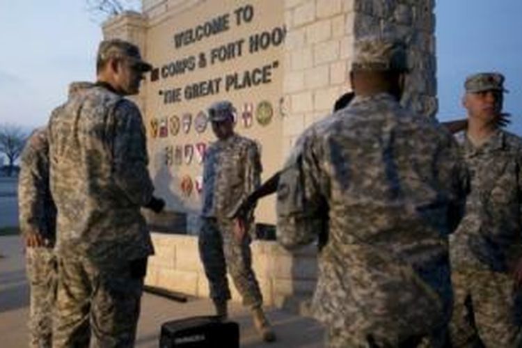 Penyerangan di pangkalan Fort Hood sudah terjadi sebanyak tiga kali.