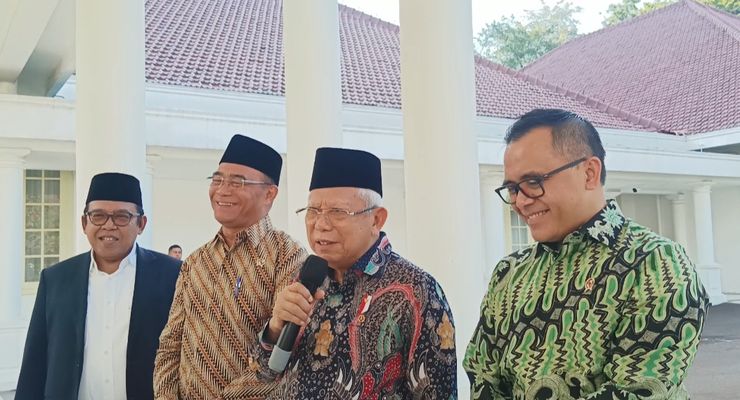 Wapres Ma'ruf Amin Belum Tahu Akan Mencoblos di Mana pada 14 Februari