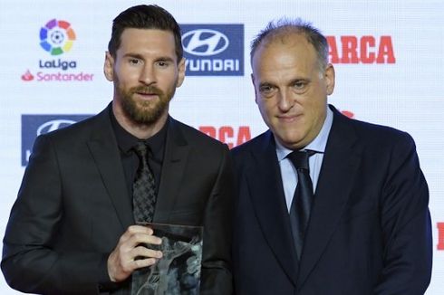 Gagal Bertahan di Barcelona akibat Aturan LaLiga, Messi Tetap Hormati Tebas