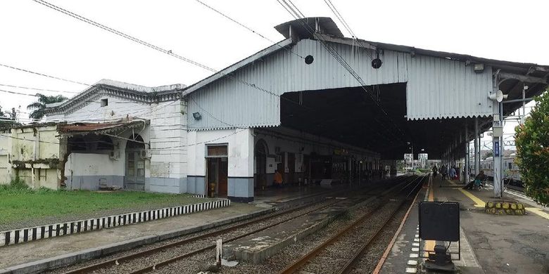 Peron Stasiun Bogor pada Februari 2020. 