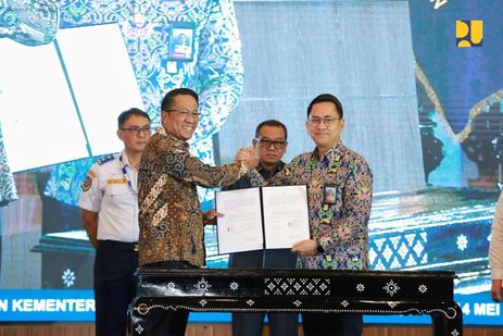 Perkuat Tata Kelola Pemerintahan dan Pelayanan Publik, Kementerian PU Teken MoU dengan Kementerian Hukum