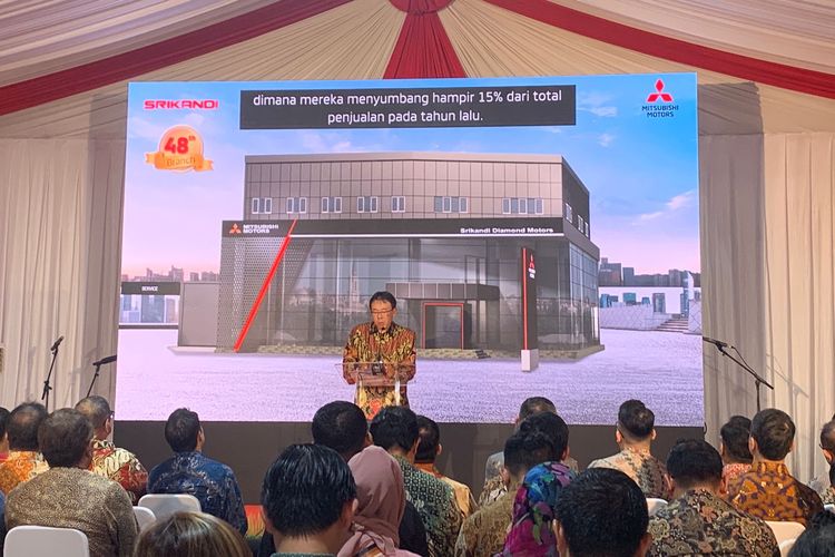 Mitsubishi resmikan diler baru di Depok, Kamis (7/3/2024).