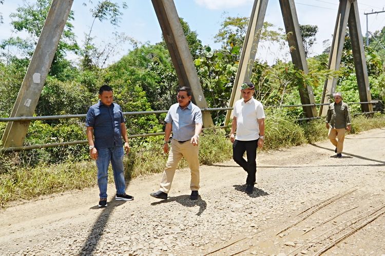 Monev ke Apau Kayan, Wagub Kaltara Soroti Kerusakan Infrastruktur Perbatasan