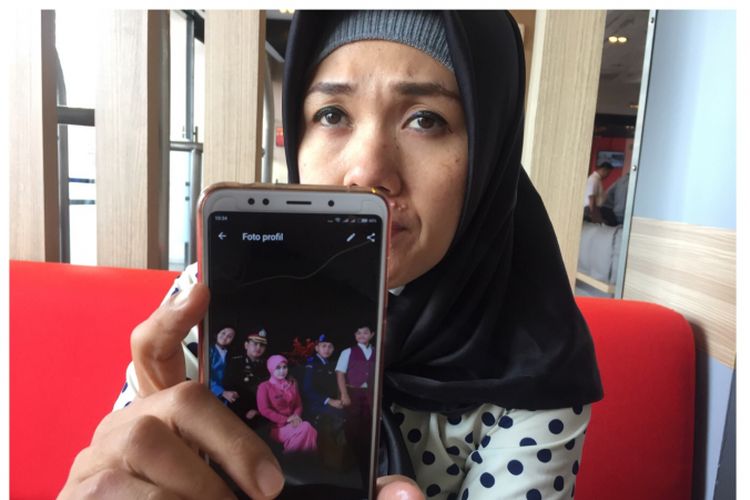 Dian Anindita (37) istri AKBP Mito, di Hotel Ibis Cawang, Jalan MT Haryono, Jakarta Timur, Rabu (31/10/2018).
