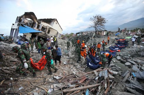 Korban Meninggal Akibat Bencana di Sulteng Capai 2.010 Orang