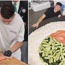 Sepasang Koki Boston Duet Ciptakan Sushi Raksasa, Habiskan Ribuan Lembar Nori
