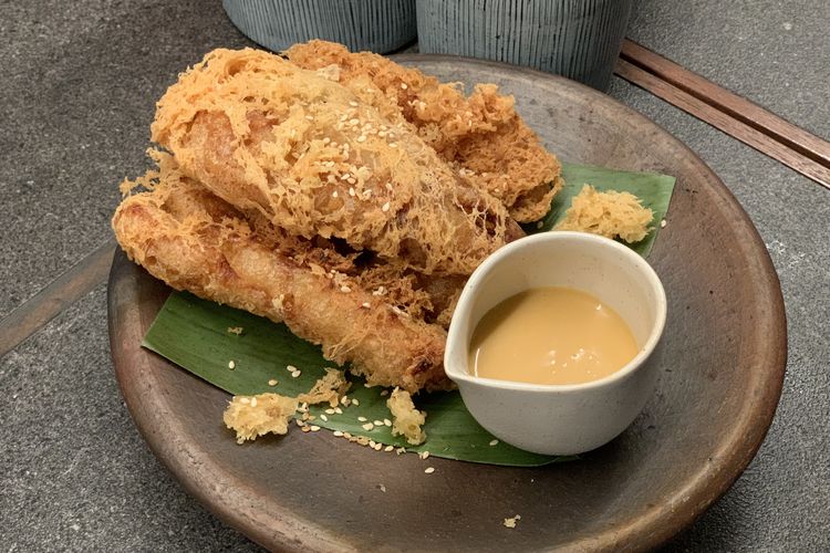 Pisang goreng di Restoran Tamu, Jakarta Selatan, Rabu (9/9/2025).