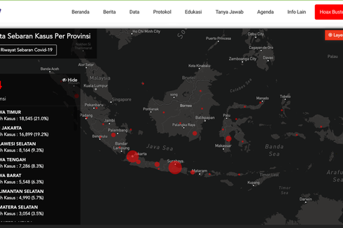Melihat Perkembangan Kasus Corona di 8 Provinsi Prioritas di Indonesia
