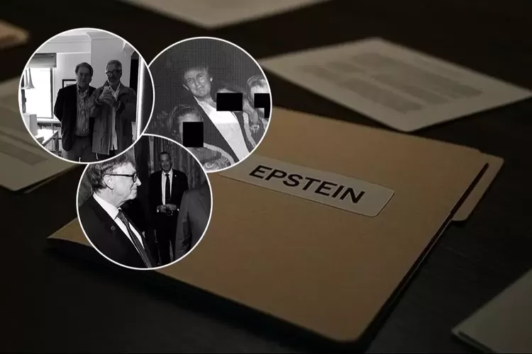 Ilustrasi Epstein Files yang menyeret nama Bill Gates.