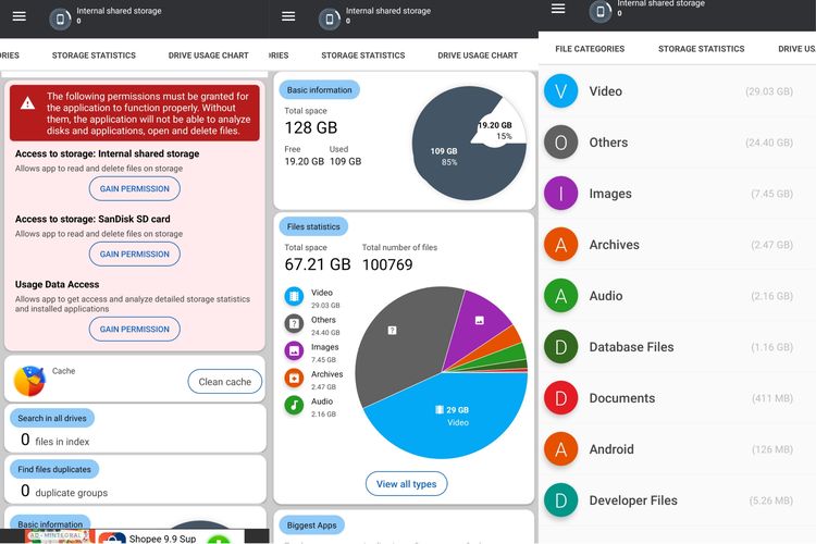 Cara menghapus file Others/Lainnya di HP Xiaomi.