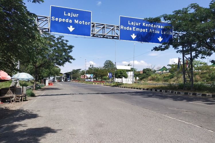 Kosong Melompong Tenda Posko Penyeketan sisi Madura tidak ada, Rabu (23/6/2021).