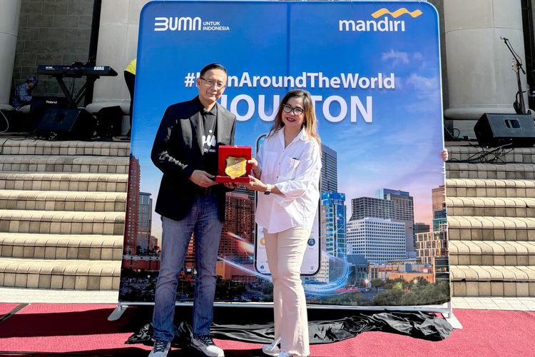 Bank Mandiri hadir dalam Wonderful Indonesia Festival di Sugar Land Town Square, Houston, Texas, Amerika Serikat (AS), Sabtu (9/11/2024) waktu setempat.